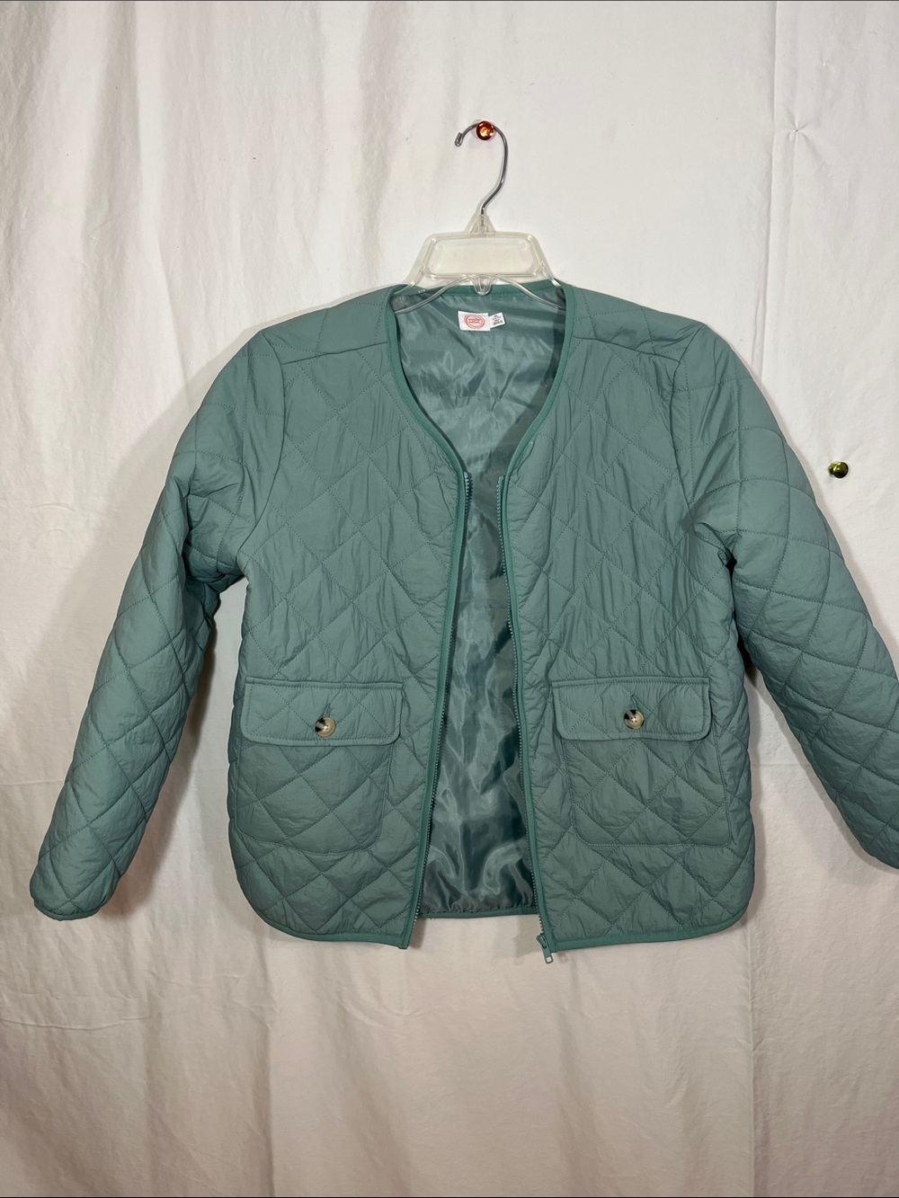 Quilted Light Teal Women’s/girls Jacket size small